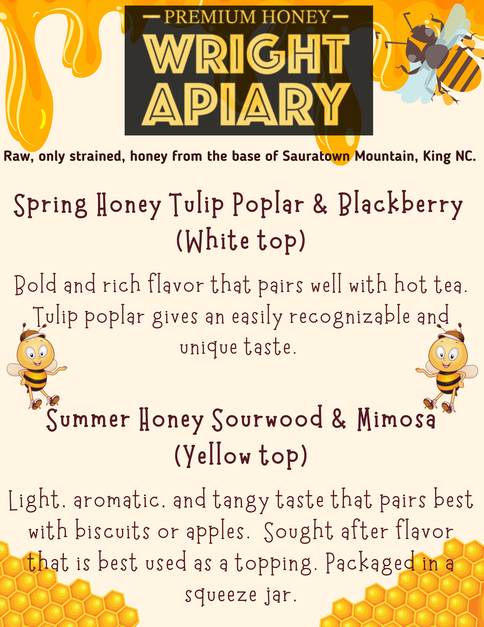 Wright Apiary flyer